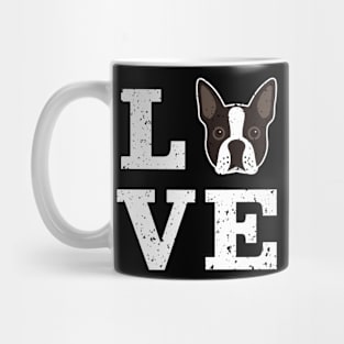 Boston Terrier Dog Love Mug